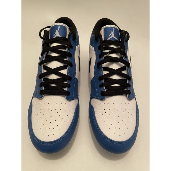 Nike Air Jordan 1 Low TD White Royal Football Cleats FJ6245-104 Men’s Size 13 US main image 4